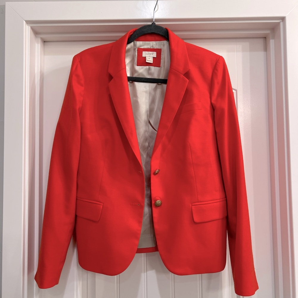 GUC J. Crew Blazer! Bright 🍊